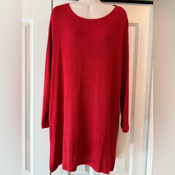 Old Navy red tunic long sweater top xl - Picture 1 of 3